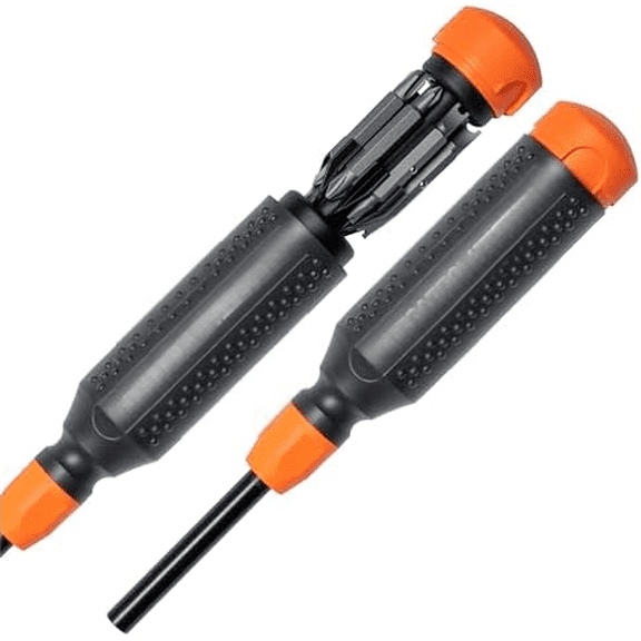 Elevator Multi-Bit Screwdriver | Includes Hex Shaft |Phillips, Flat, Spanner, Torx Pin | Elevator Installation and Maintenance$$Tools & Hardware Other