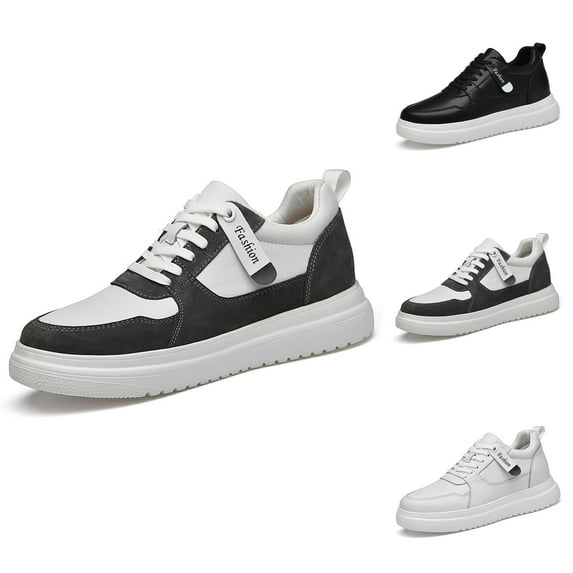 Elevator Shoes Men's 6/8/10 Cm Unisex Height Adjustable Shoes Height Lift Higher Shoes Casual Elevator Shoes Non Breathable Elevator Trainers Lace Up Shoes Sapatos Para Hombre