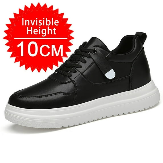 Elevator Shoes Men's 6/8/10 Cm Unisex Height Adjustable Shoes Height Lift Higher Shoes Casual Elevator Shoes Non Breathable Elevator Trainers Lace Up Shoes
