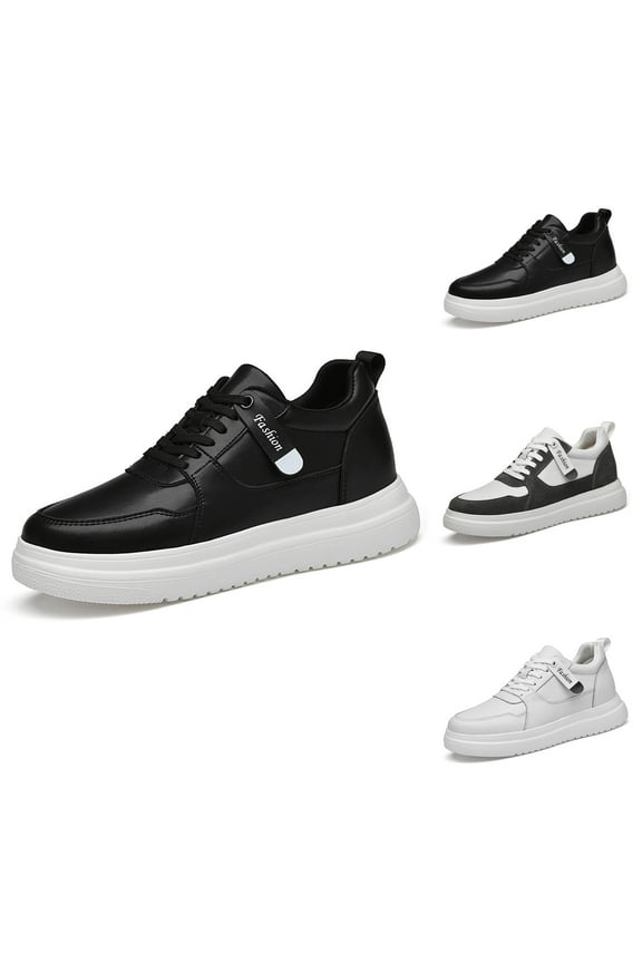 Elevator Shoes Men's 6/8/10 Cm Unisex Height Adjustable Shoes Height Lift Higher Shoes Casual Elevator Shoes Non Breathable Elevator Trainers Lace Up Shoes Zapato Hombre