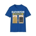 thumbnail image 1 of Elevator Whisperer Elevator Mechanic Novelty Graphic Unisex T-Shirt, 1 of 4