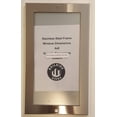 thumbnail image 1 of Elevator certificate frame 4x8 stainless Steel, 1 of 2