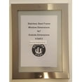 thumbnail image 1 of Elevator certificate frame 5x7 stainless Steel, 1 of 3