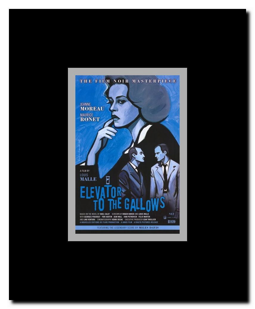 Elevator to the Gallows Framed Movie Poster