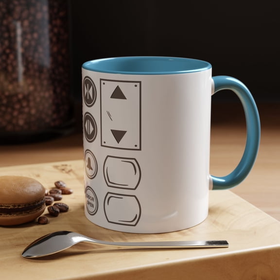 Elevators Signs Accent Coffee Mug