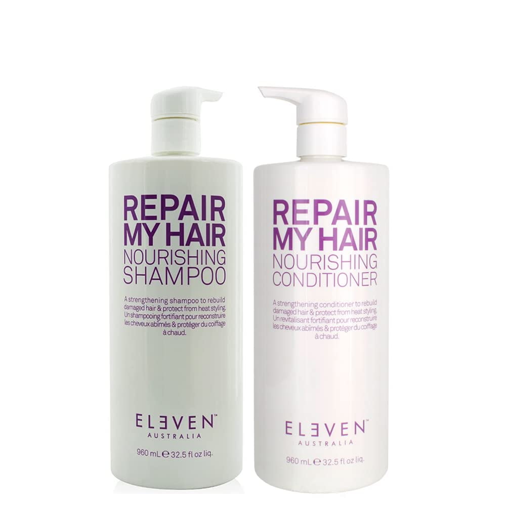 Eleven Australia Repair My Hair Nourishing Conditioner and shampoo 32