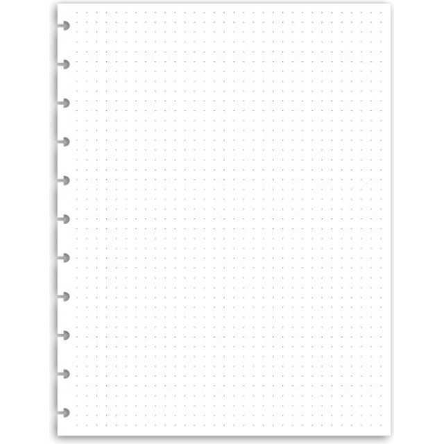 Eleven Discs Discbound Paper, Letter Size Pure Dot Grid Sheets Premium 120gsm Heavyweight