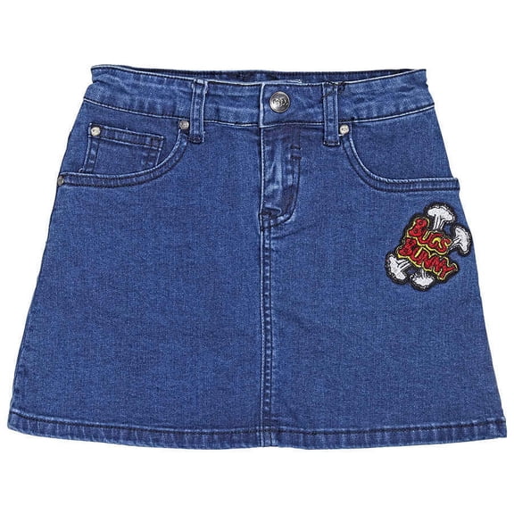 Eleven Paris Girls Denim Bugs Bunny Skirt, Size 14Y