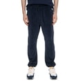 thumbnail image 1 of Eleven Paris Men's Regular Fit Knit Cotton Velour Jogger Pants Dress Blue Size Large, 1 of 3