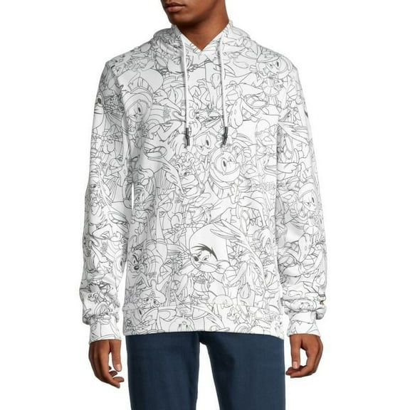 Eleven Paris Men's Space Jam A New Legacy Tune Squad Hoodie in White-Size XL