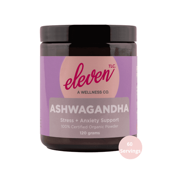 Eleven TLC, Organic Ashwagandha Powder - Stress + Adrenal Health 120 G