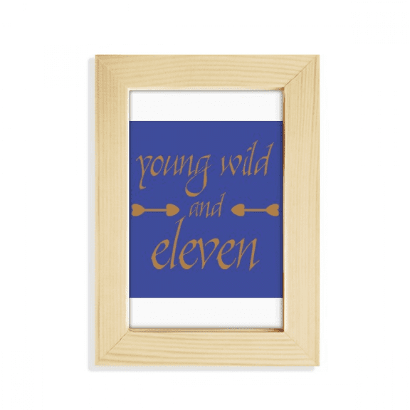 Eleven Young Numbers Desktop Display Photo Frame Picture Art Painting 5x7 inch