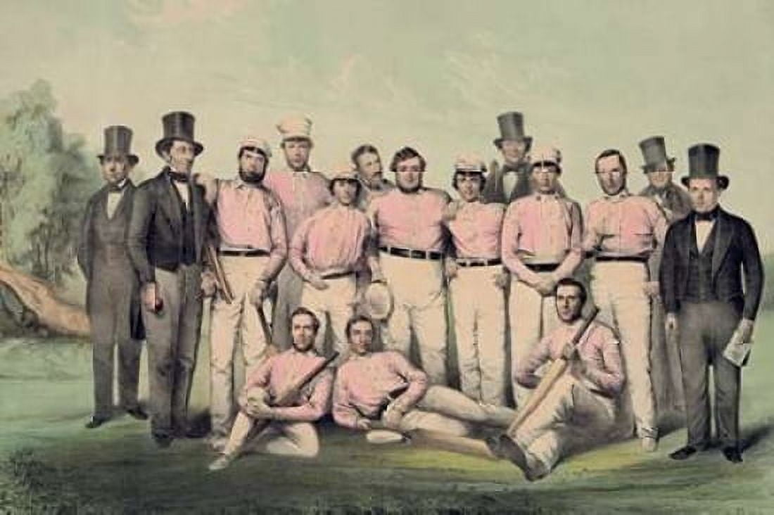 Eleven of New England Canvas Art - Vintage Sports (12 x 18)