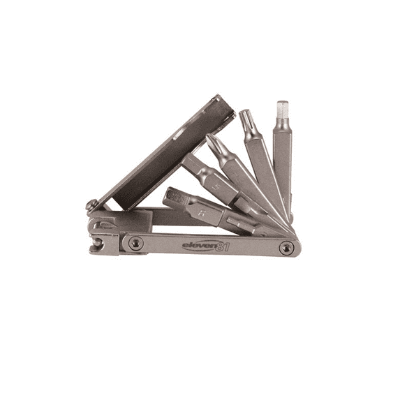 Eleven81 Bicycle 11 in 1 Flat Pocket Multi-Tool Hex Torx Screwdriver Chain Spoke