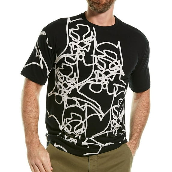 Elevenparis Mens Batman Graphic T-Shirt, Black, Medium