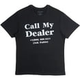 thumbnail image 1 of Elevenparis Mens Call My Dealer Graphic T-Shirt, Black, Medium, 1 of 1