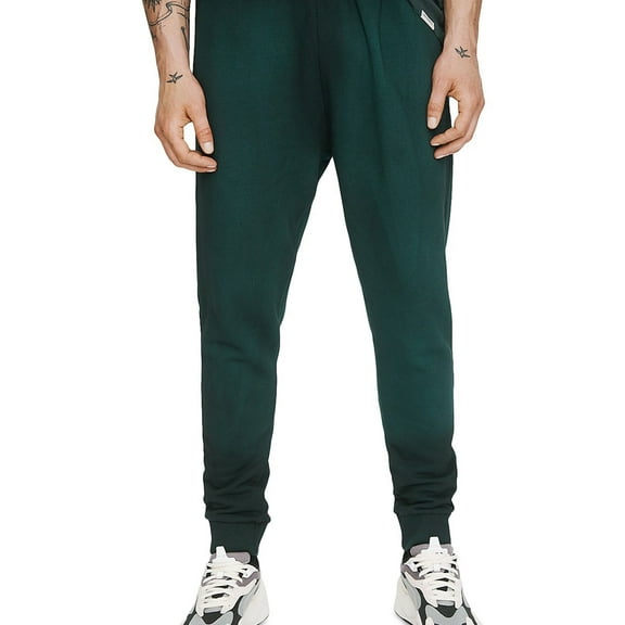 Elevenparis Mens Fleece Casual Jogger Pants, Green, XX-Large