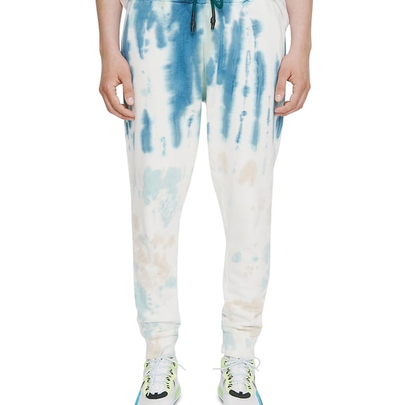 Elevenparis Mens Fleece Casual Jogger Pants, Multicoloured, Small