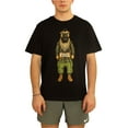 thumbnail image 1 of Elevenparis Mens Fool Dog Graphic T-Shirt, Black, Large, 1 of 1