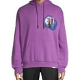 thumbnail image 1 of Elevenparis Mens Graphic Print Hoodie Sweatshirt, Purple, X-Large, 1 of 1