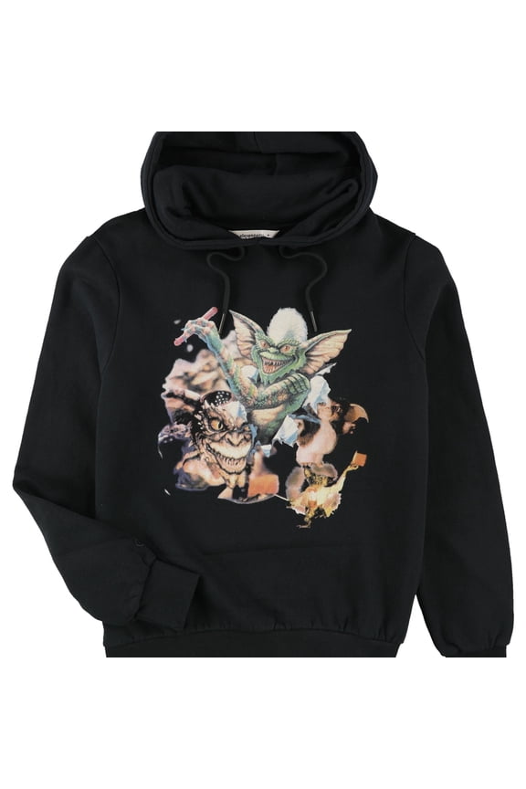 Elevenparis Mens Gremlins Hoodie Sweatshirt, Black, XX-Large
