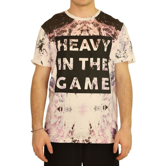 Elevenparis Mens Heavy In The Game Graphic T-Shirt, Multicoloured, Medium