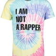 thumbnail image 1 of Elevenparis Mens I Am Not A Rapper Graphic T-Shirt, Multicoloured, Medium, 1 of 1
