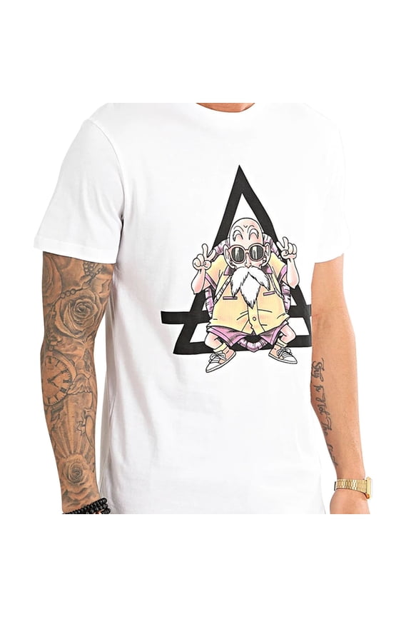 Elevenparis Mens Lacune Graphic T-Shirt, White, Medium