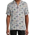thumbnail image 1 of Elevenparis Mens Paisley Button Up Shirt, Multicoloured, Small, 1 of 1