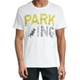 thumbnail image 1 of Elevenparis Mens Parking Graphic T-Shirt, White, XX-Large, 1 of 1