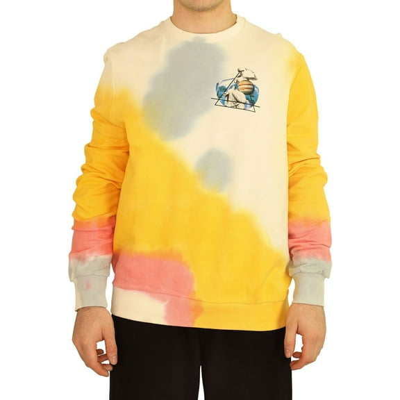 Elevenparis Mens Pullover Sweatshirt, Yellow, XX-Large