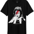 thumbnail image 1 of Elevenparis Mens Queen Elizabeth Graphic T-Shirt, Black, Small, 1 of 1