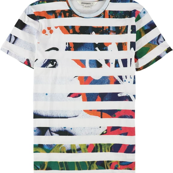 Elevenparis Mens Rapture Graphic T-Shirt, Multicoloured, Small