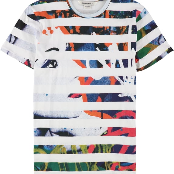 Elevenparis Mens Rapture Graphic T-Shirt, Multicoloured, Small