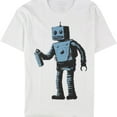 thumbnail image 1 of Elevenparis Mens Robot Graphic T-Shirt, White, Medium, 1 of 2