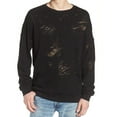 thumbnail image 1 of Elevenparis Mens Santa Fleece Sweatshirt, Black, Medium, 1 of 2