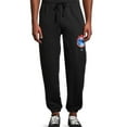 thumbnail image 1 of Elevenparis Mens Smiley Casual Jogger Pants, Black, Large, 1 of 1
