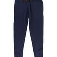 thumbnail image 1 of Elevenparis Mens Solid Casual Jogger Pants, Blue, Large, 1 of 2