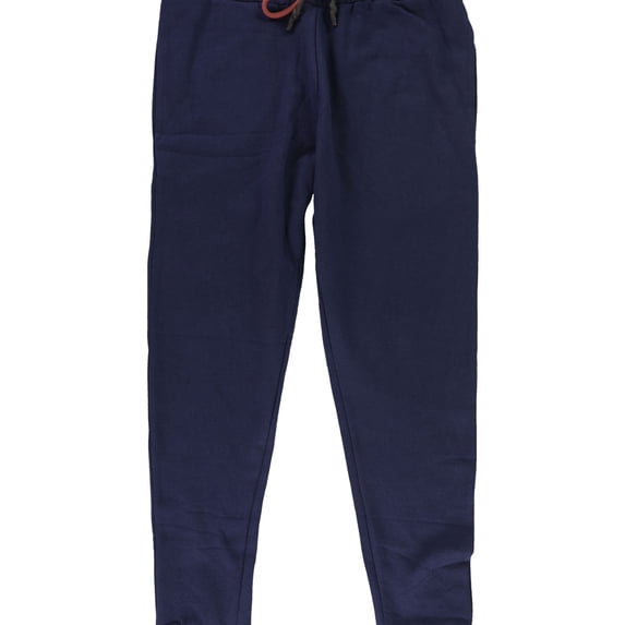 Elevenparis Mens Solid Casual Jogger Pants, Blue, X-Large
