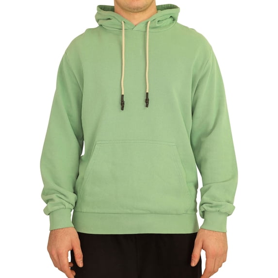 Elevenparis Mens Statement Hoodie Sweatshirt, Green, X-Large
