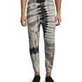 thumbnail image 1 of Elevenparis Mens Tie Dye Casual Jogger Pants, Grey, Large, 1 of 1