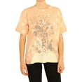 thumbnail image 1 of Elevenparis Womens A Little Bit Dramatic Graphic T-Shirt, Pink, Medium, 1 of 1