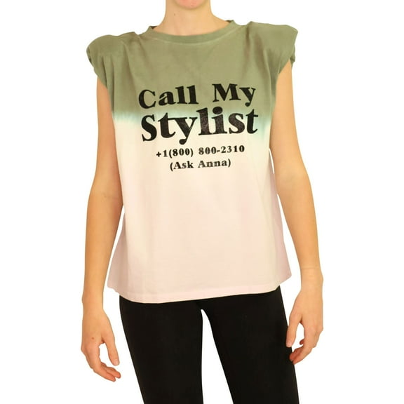 Elevenparis Womens Call My Stylist Tank Top, Multicoloured, Medium