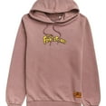 thumbnail image 1 of Elevenparis Womens Flintstones Hoodie Sweatshirt, Pink, Large, 1 of 2