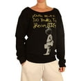 thumbnail image 1 of Elevenparis Womens Never Too Young Sweatshirt, Black, Medium, 1 of 1