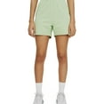 thumbnail image 1 of Elevenparis Womens Pintuck Fleece Casual Walking Shorts, Green, Small, 1 of 2