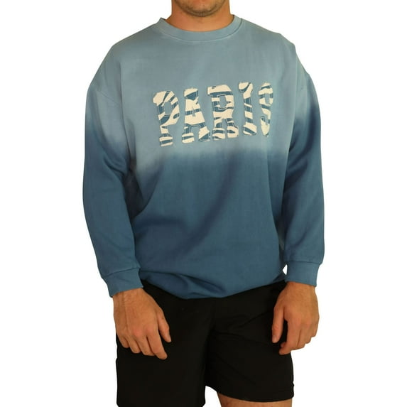 Elevenparis Womens Tunic Sweatshirt, Blue, Small