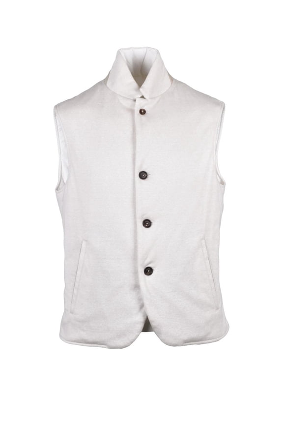 Beige Centogrammi Reversible Vest (Men's)
