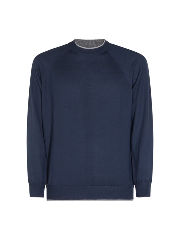 Crew Neck Sweater With Raglan Sleeves (Men's)