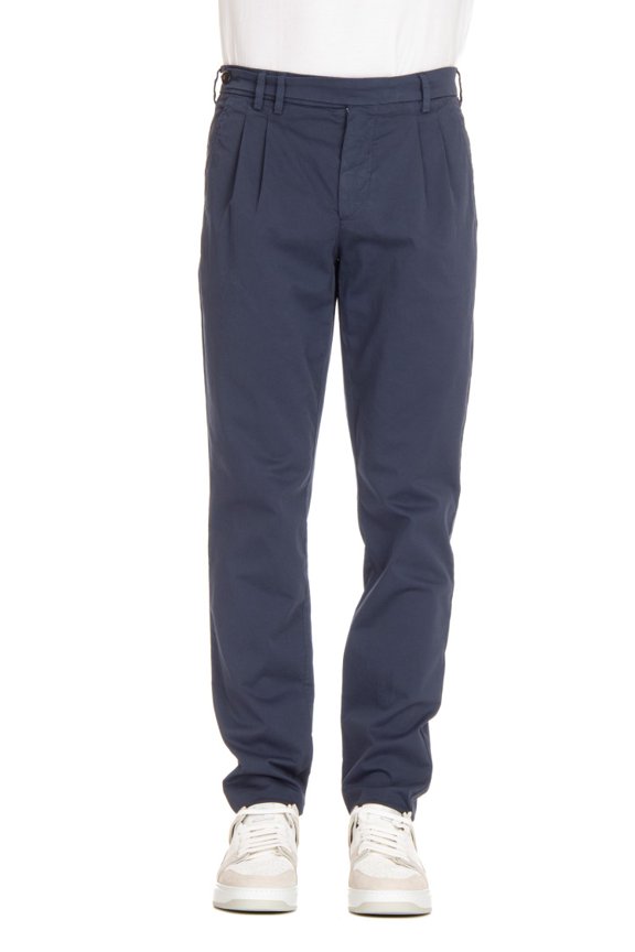 Light Cotton Trousers With Waist Adjustments (Men's)
